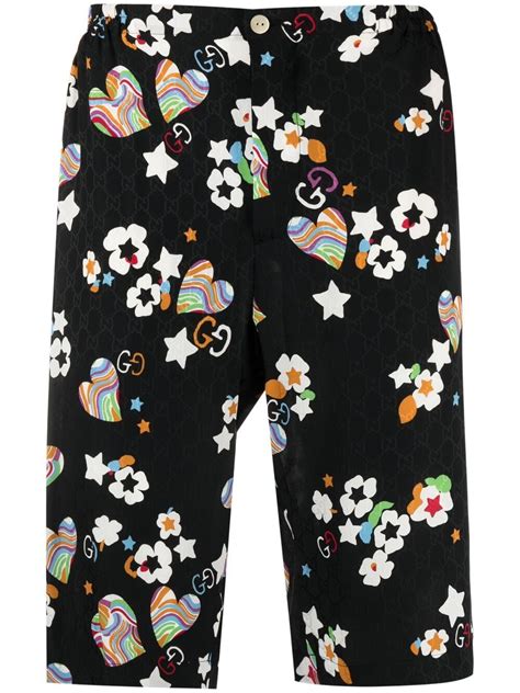 gucci monogram shorts|gucci monogram print.